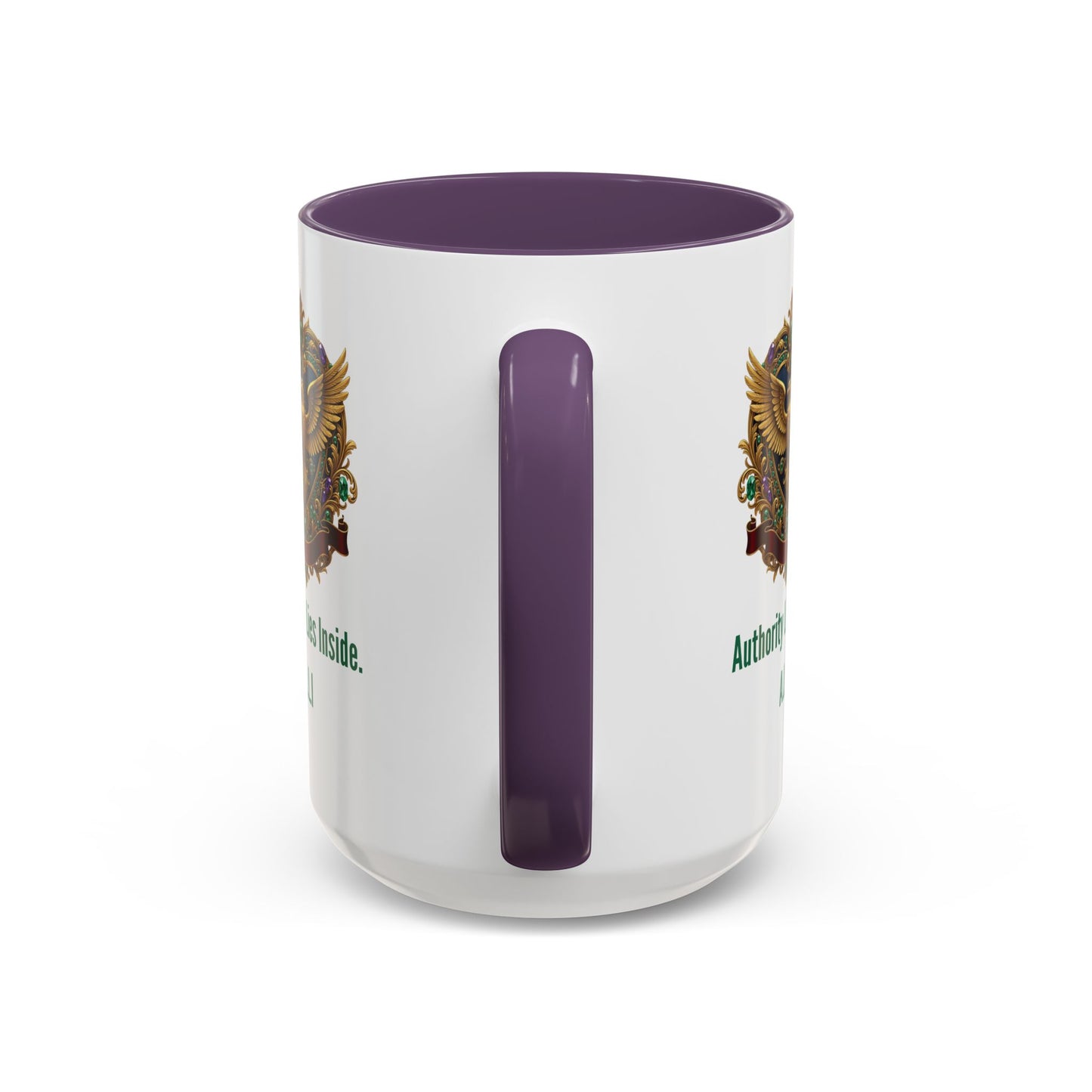Personalized Initial Eagle Accent Coffee Mug
