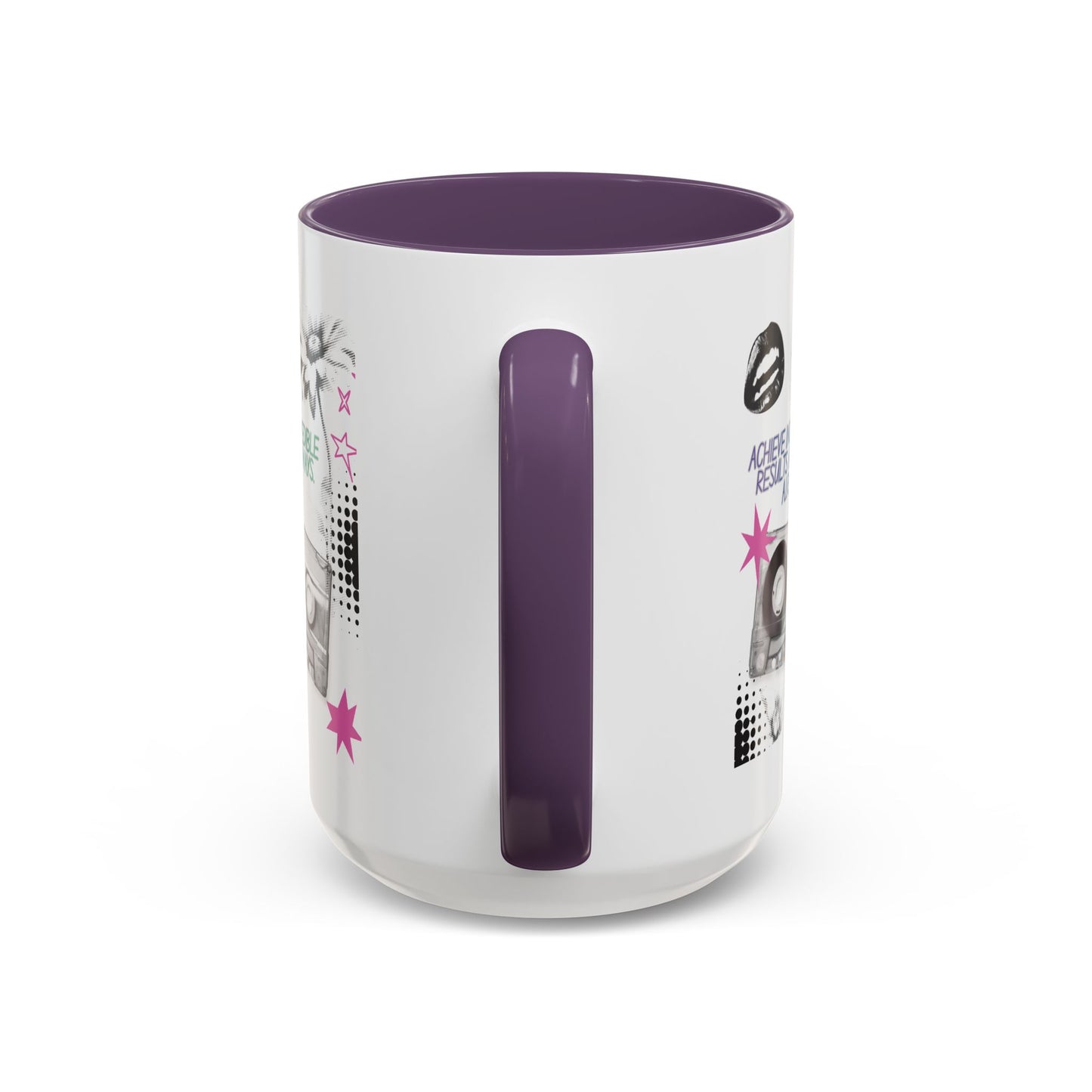 Personalized Cassette Vibes Accent Coffee Mug