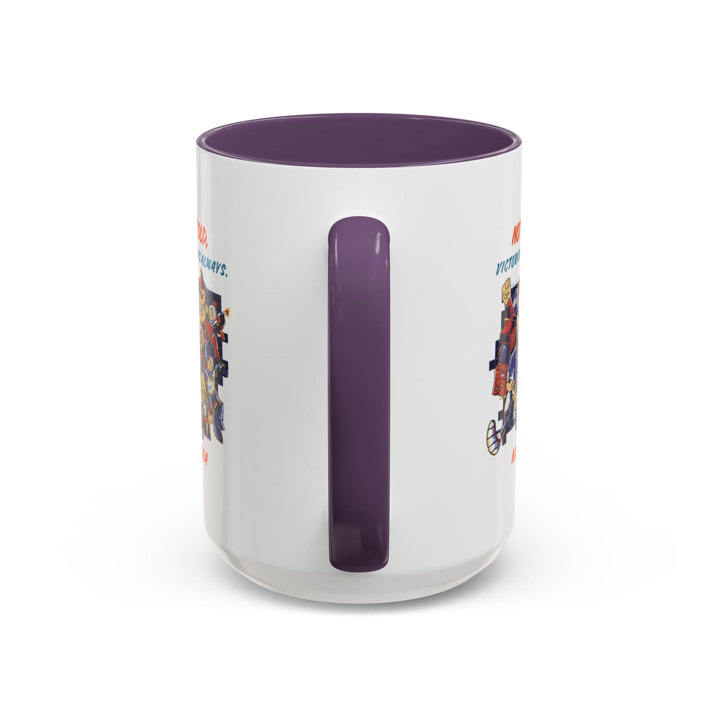 Personalized Victory Cartoon Accent Coffee Mug