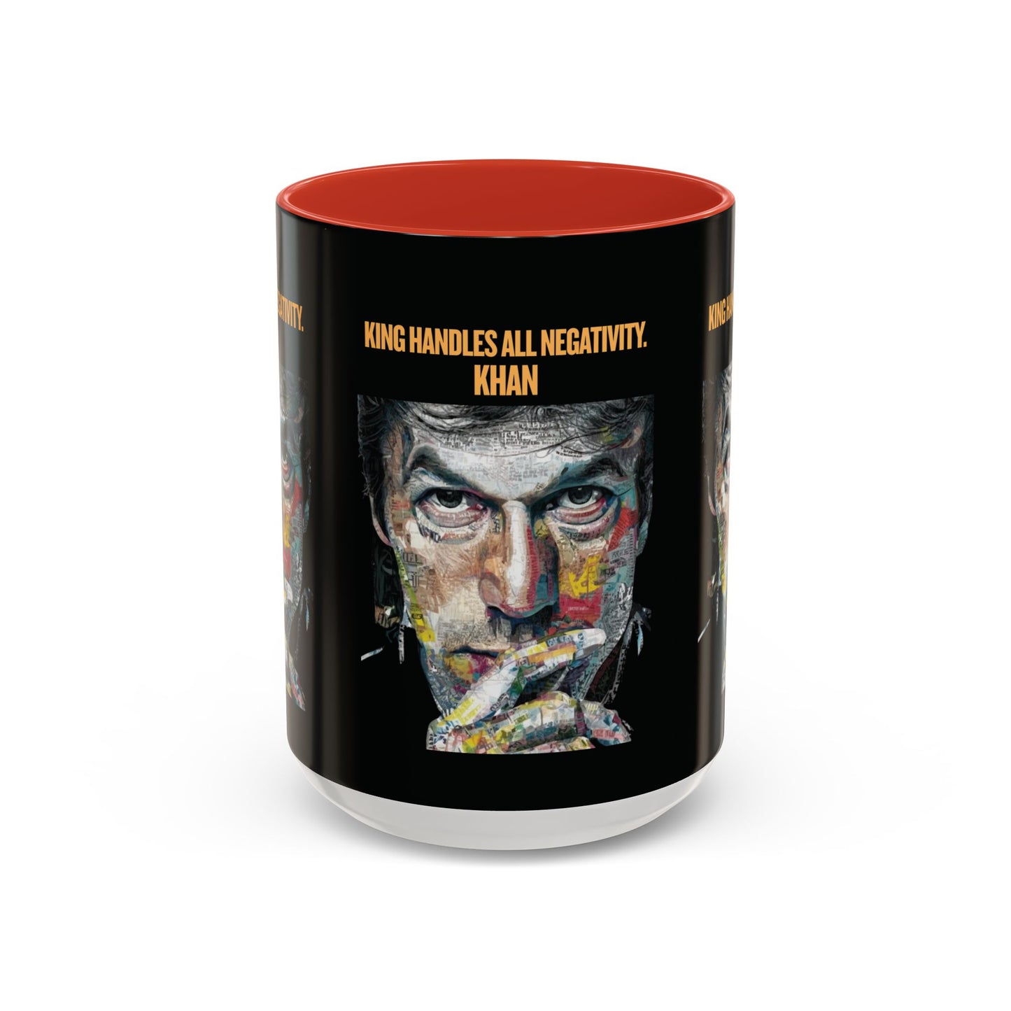 Personalized Initial Khan Accent Coffee Mug