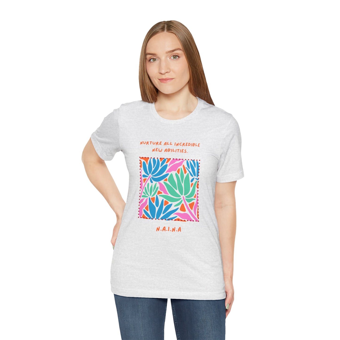 Personalized Floral Empowerment Tee