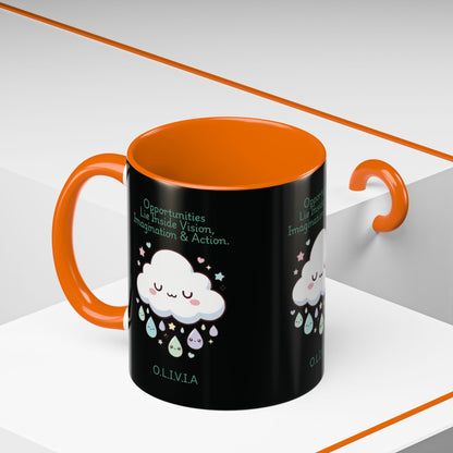 Personalized Cloud Dripping Coffee Mug
