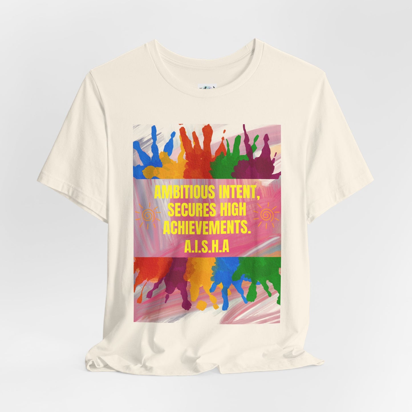 Personalized Colorful Motivational Graphic Tee