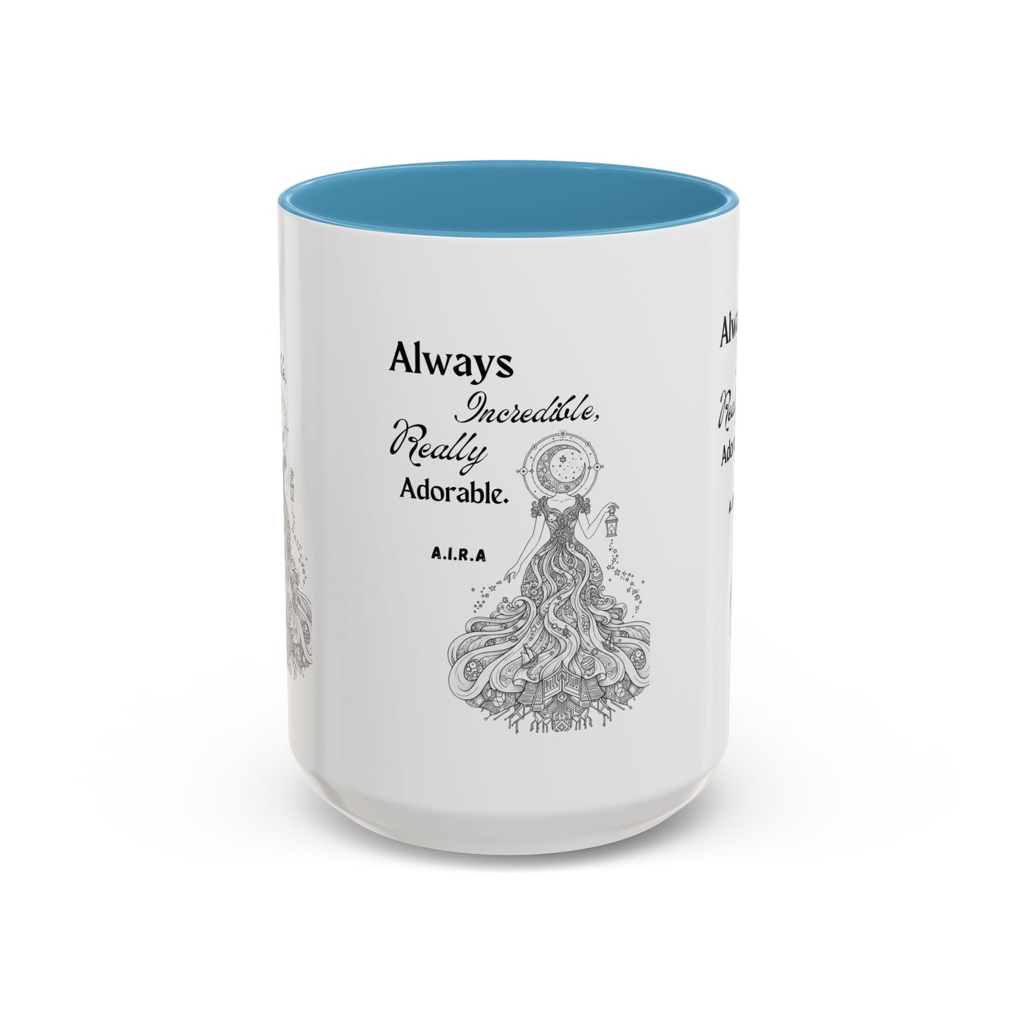 Personalized Girl With Light Accent Coffee Mug