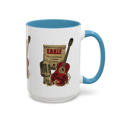 Personalized Guitar Accent Coffee Mug