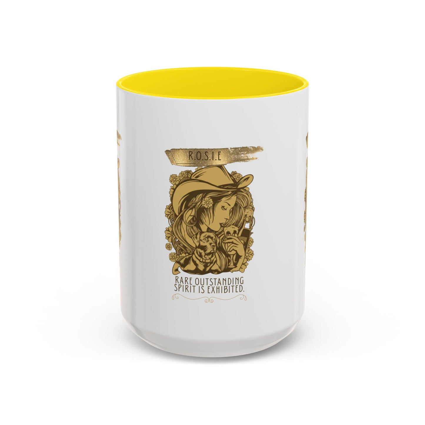 Personalized Golden Girl Accent Coffee Mug