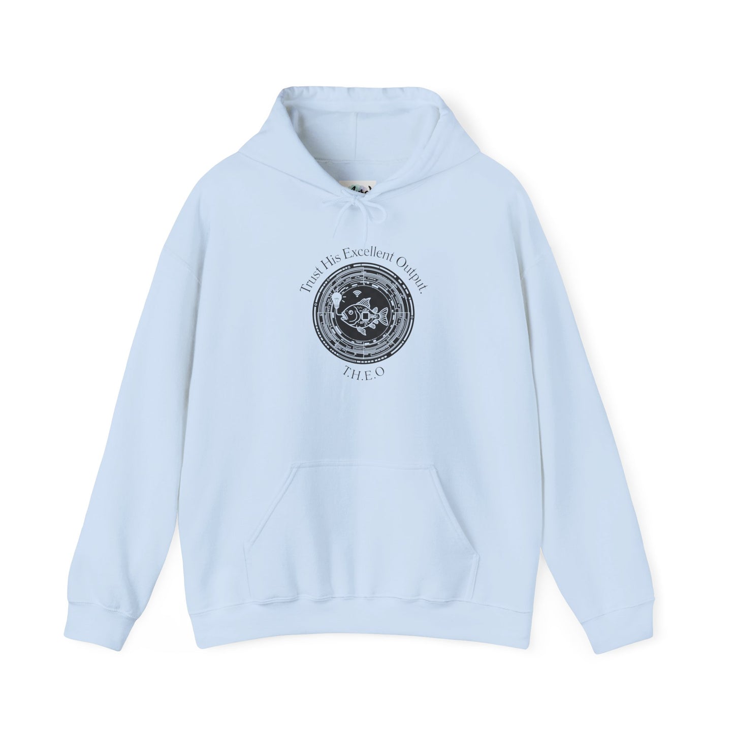 Personalized Spiritual Fish Circle Hooded Sweatshirt