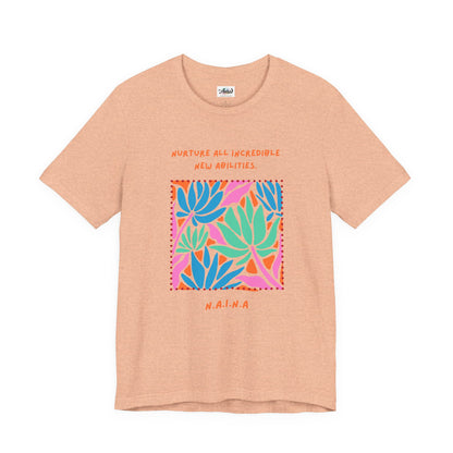Personalized Floral Empowerment Tee
