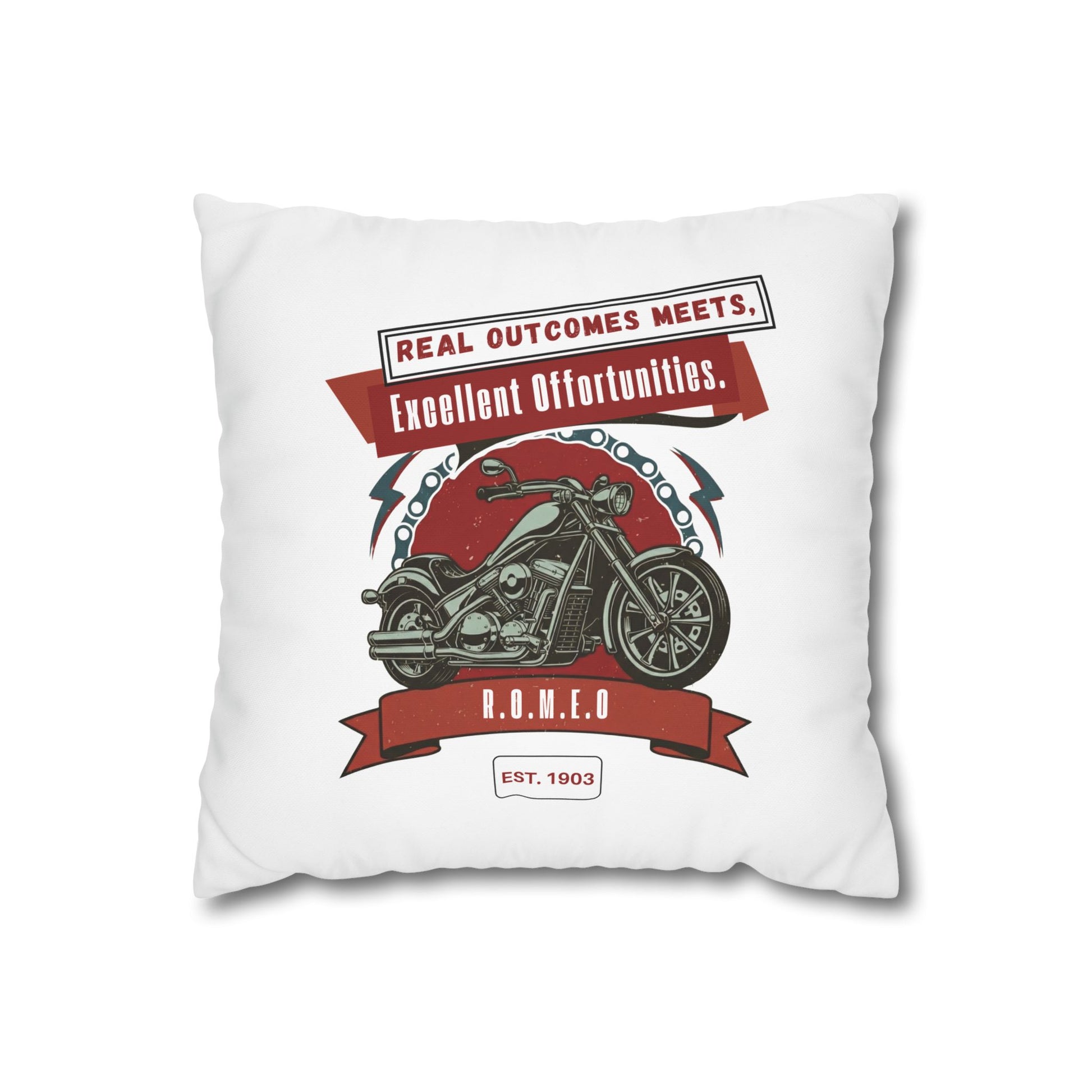 Customized monogrammed pillowcase with personalized quote. High-quality poly canvas square cushion cover, ideal for housewarming, wedding, or anniversary gifts with bespoke text.