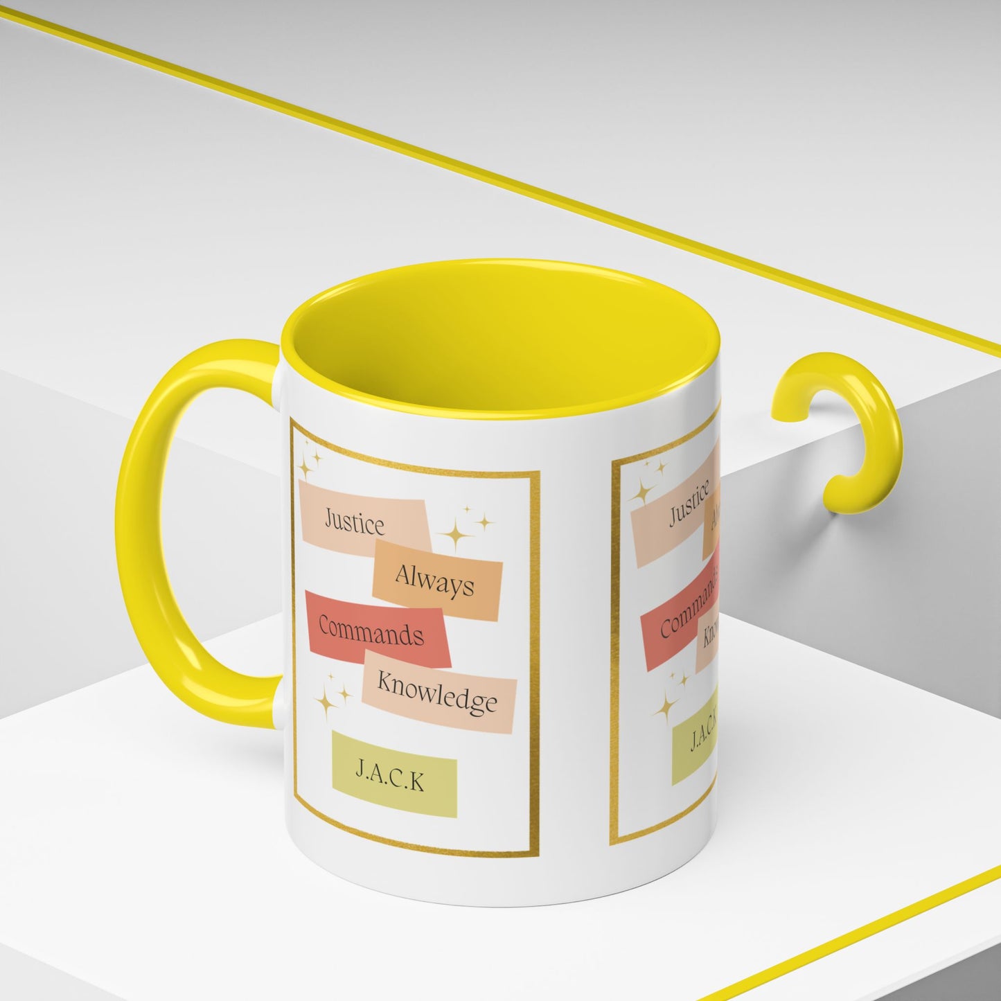 Personalized Inspirational Accent Coffee Mug