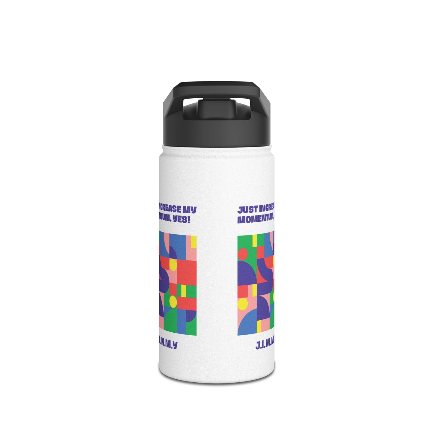 Personalized Initial Quote Colorful Momentum Stainless Steel Water Bottle