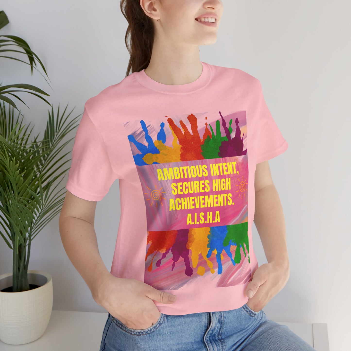 Personalized Colorful Motivational Graphic Tee