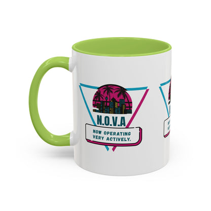 Personalized Building View Accent Coffee Mug