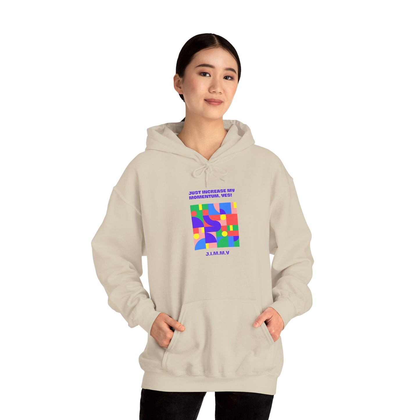 Personalized Momentum Geometric Hooded Sweatshirt