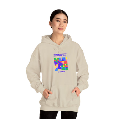 Personalized Momentum Geometric Hooded Sweatshirt