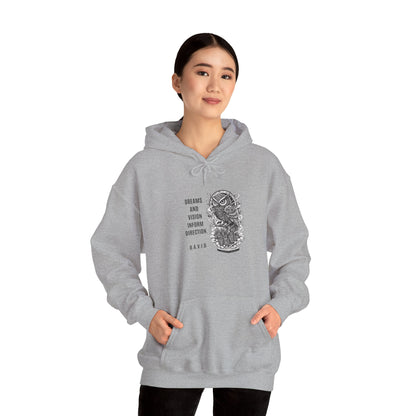 Personalized Owl Vision Graphic Hooded Sweatshirt