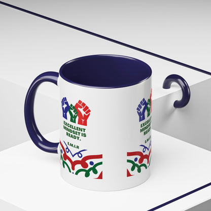 Personalized Initial Victory Accent Coffee Mug