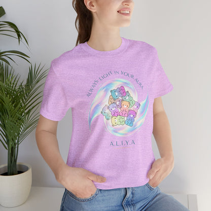 Personalized Pastel Teddy Heart Tee