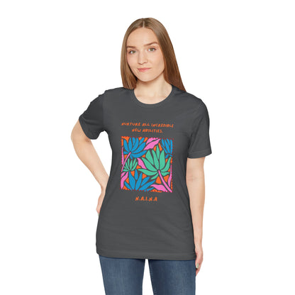 Personalized Floral Empowerment Tee