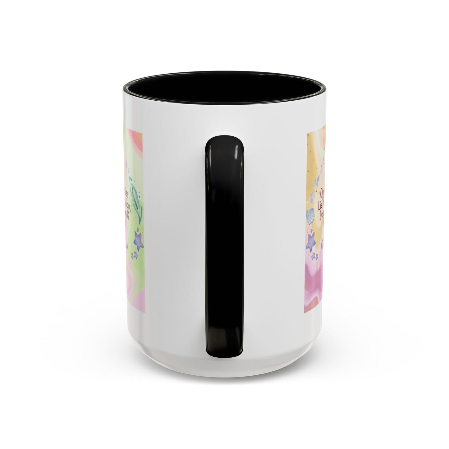 Personalized Ocean Theme Accent Coffee Mug