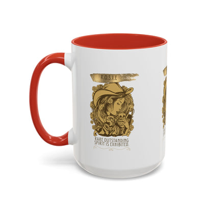 Personalized Golden Girl Accent Coffee Mug