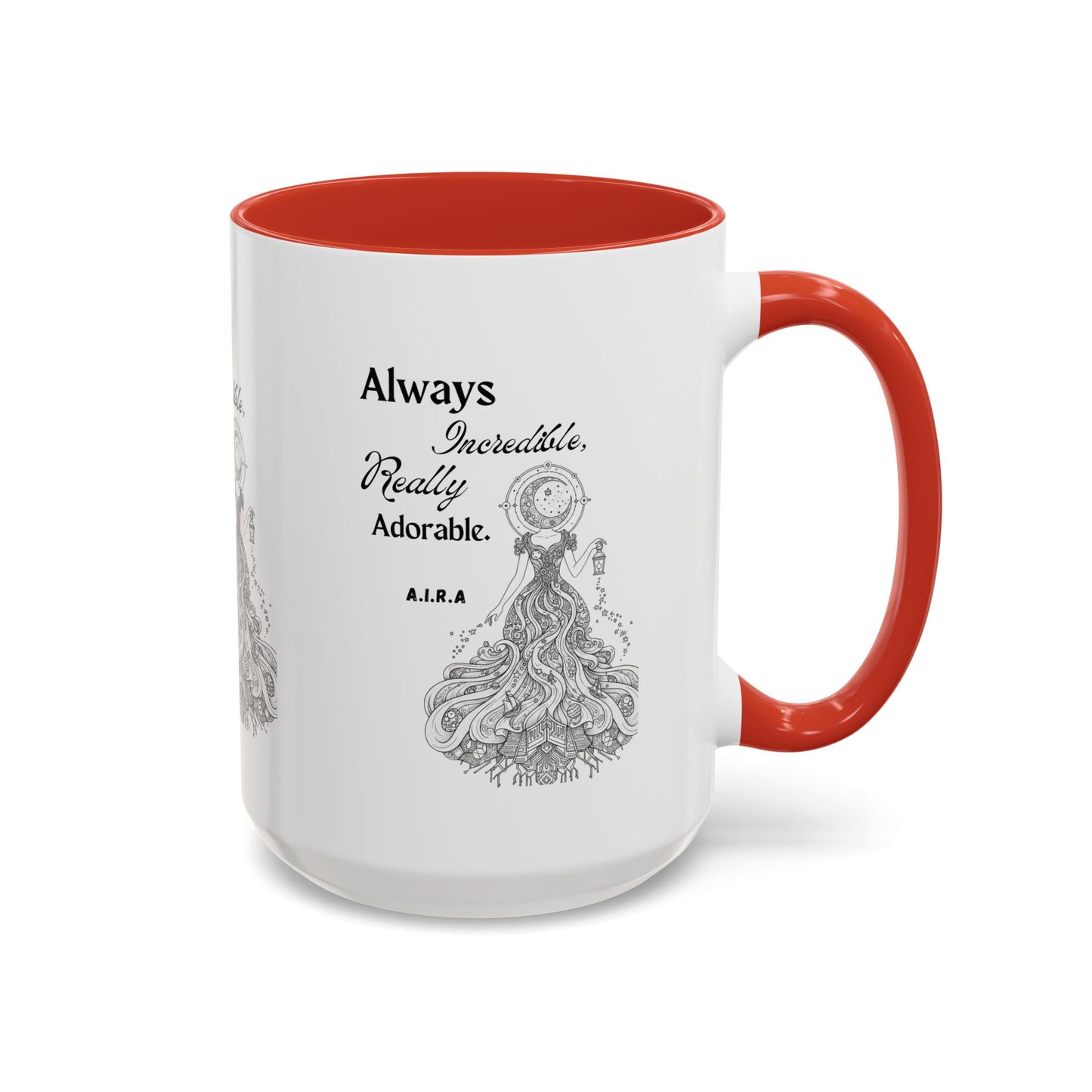 Personalized Girl With Light Accent Coffee Mug