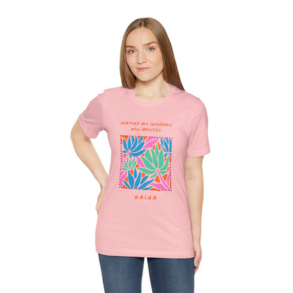 Personalized Floral Empowerment Tee