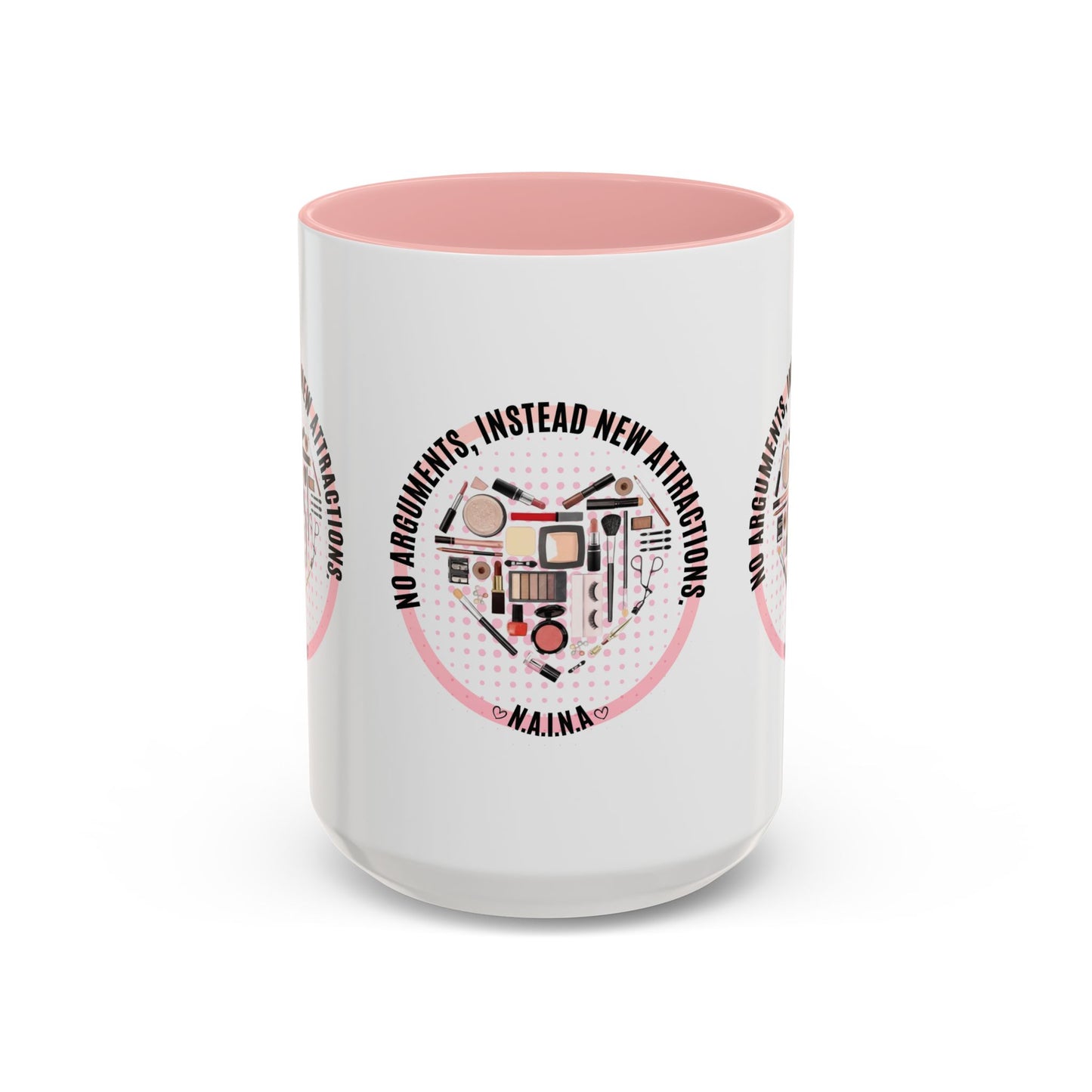 Personalized Cosmetic Heart Accent Coffee Mug