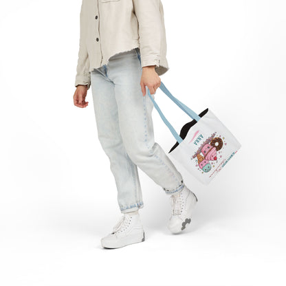 Personalized Initial Quote Sweet Treat Canvas Tote Custom Name