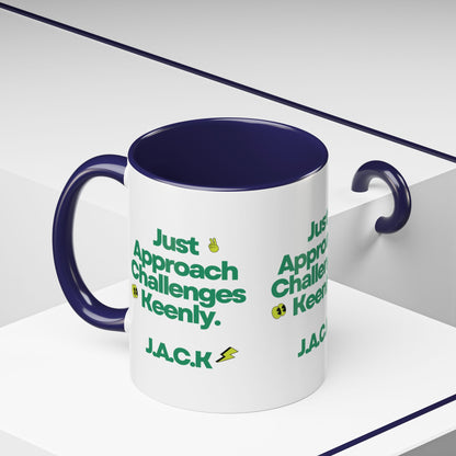 Personalized Simple Message Accent Coffee Mug