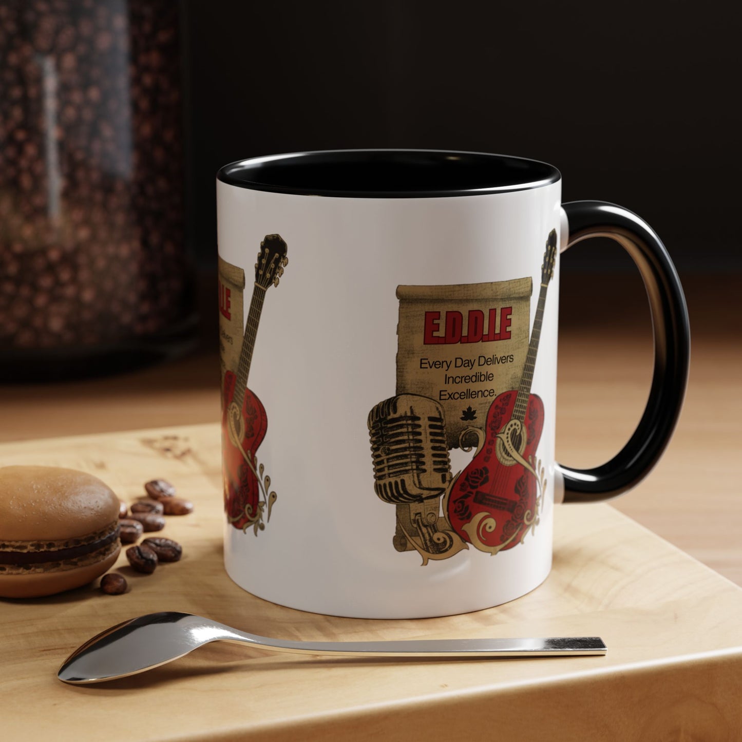 Personalized Guitar Accent Coffee Mug