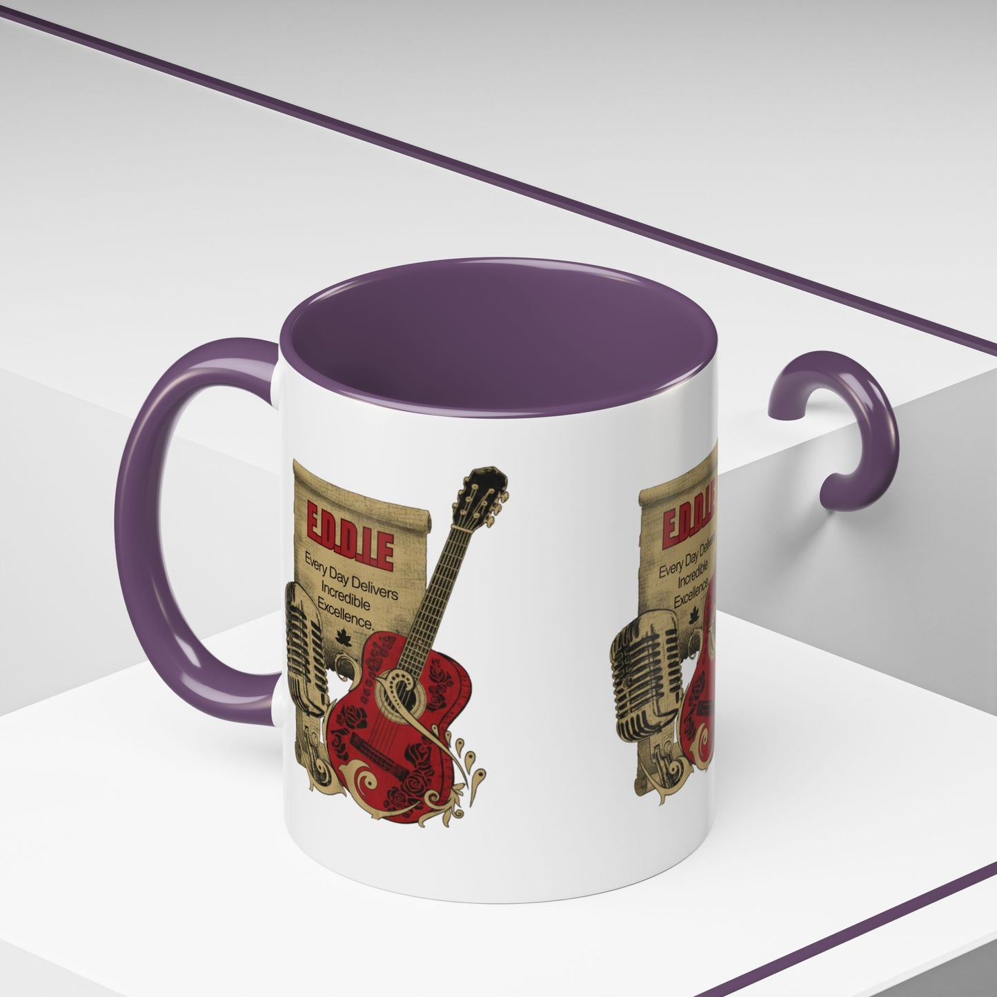 Personalized Guitar Accent Coffee Mug
