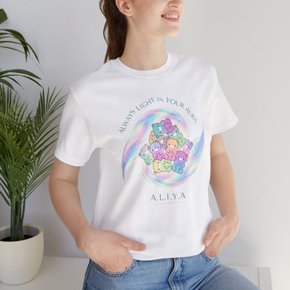 Personalized Pastel Teddy Heart Tee