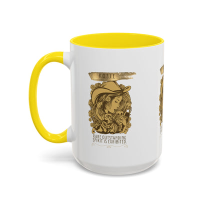 Personalized Golden Girl Accent Coffee Mug