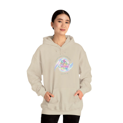 Personalized Pastel Teddy Hooded Sweatshirt