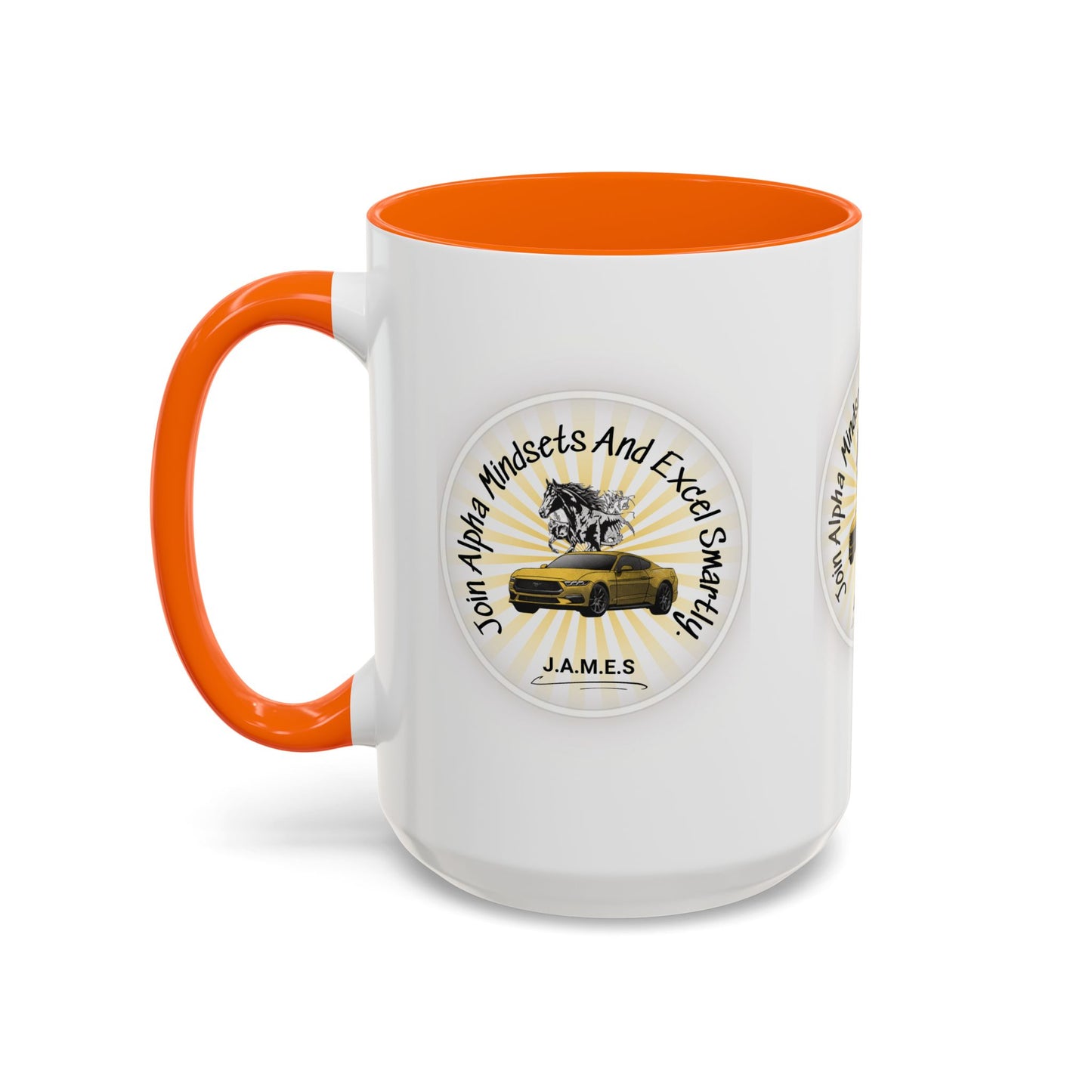 Personalized Car with Horse Accent Coffee Mug