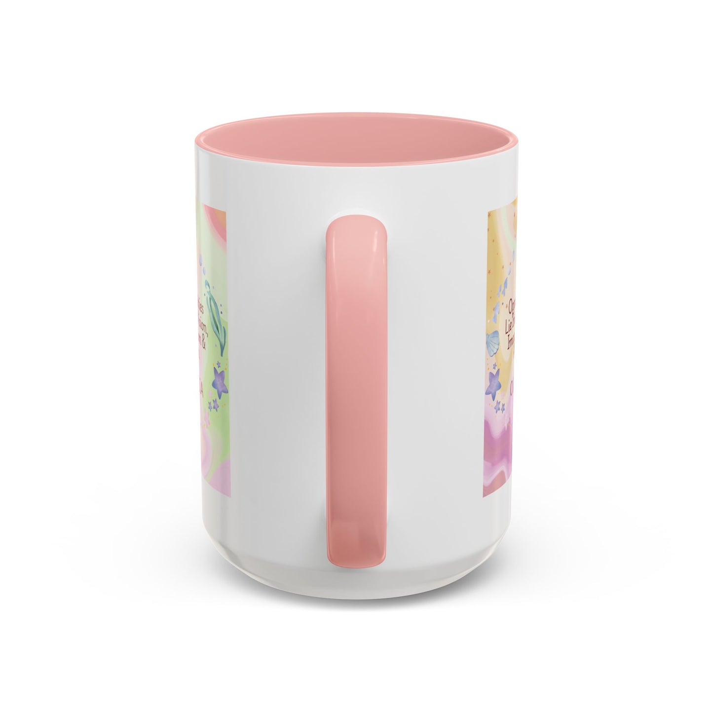 Personalized Ocean Theme Accent Coffee Mug