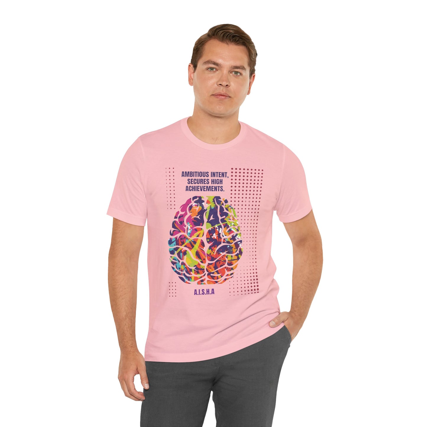 Personalized Motivational Brain Graphic Tee