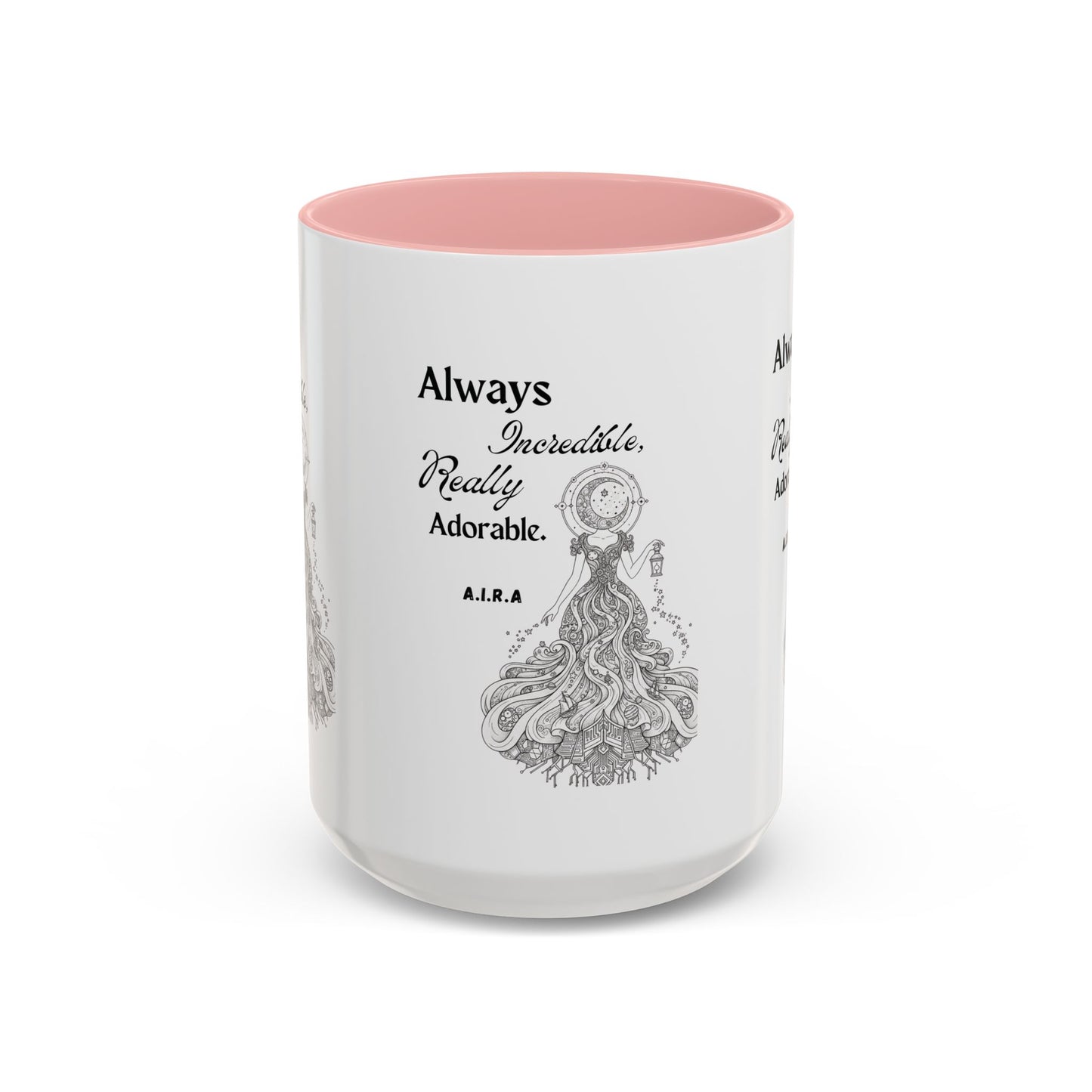 Personalized Girl With Light Accent Coffee Mug