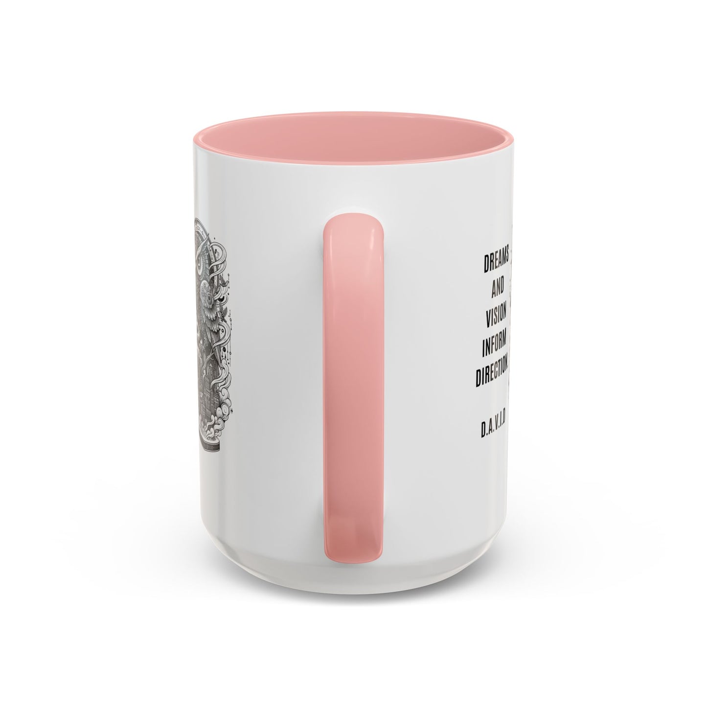 Personalized Owl Vision Accent Coffee Mug