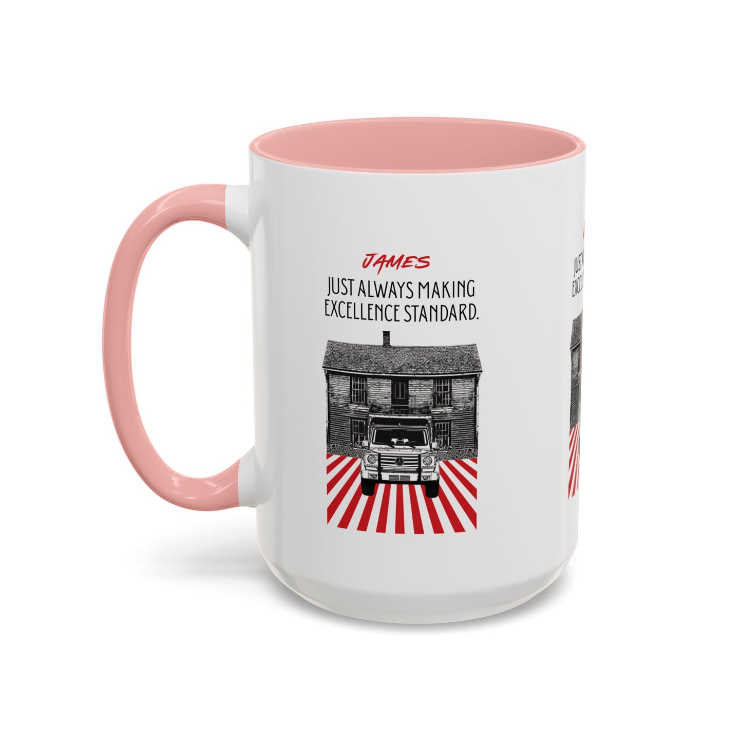Personalized Vintage Car Accent Coffee Mug