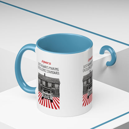 Personalized Vintage Car Accent Coffee Mug