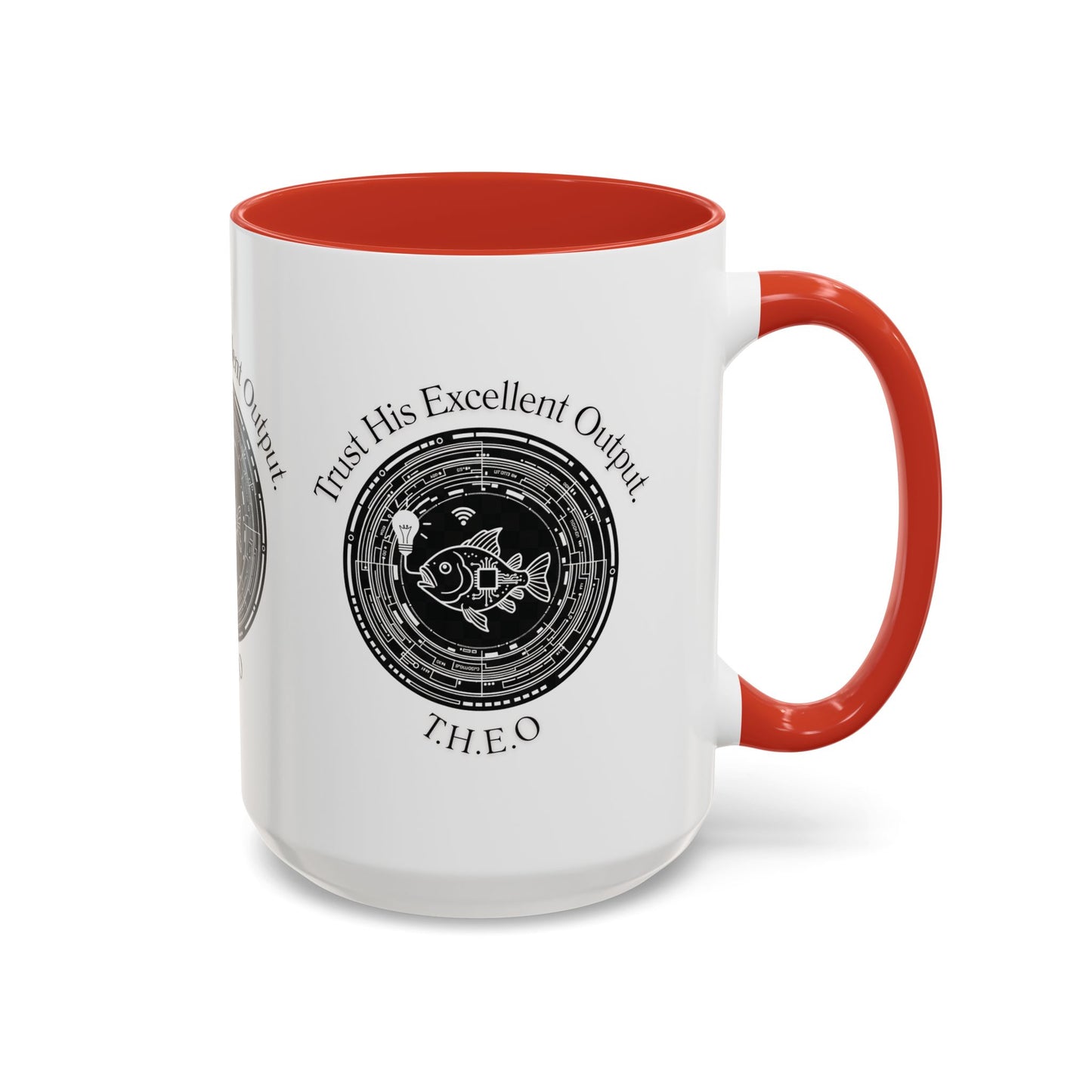 Personalized Spiritual Fish Accent Coffee Mug