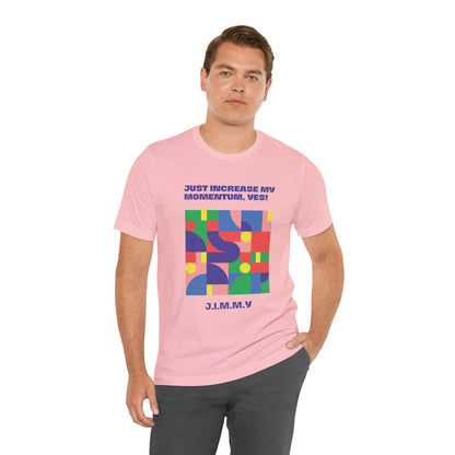 Personalized Momentum Graphic Colorful Geometric Design Tee