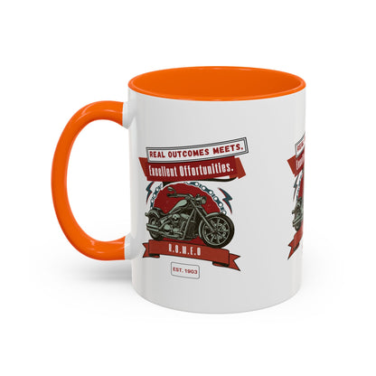 Personalized Motorcycle Accent Coffee Mug