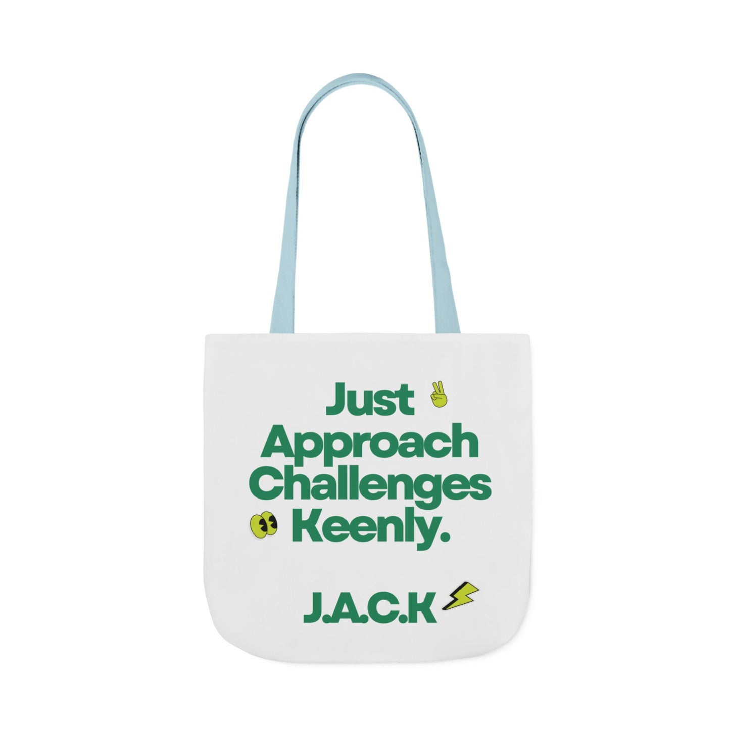 Personalized Initial Quote Simple Message Canvas Tote Custom Name