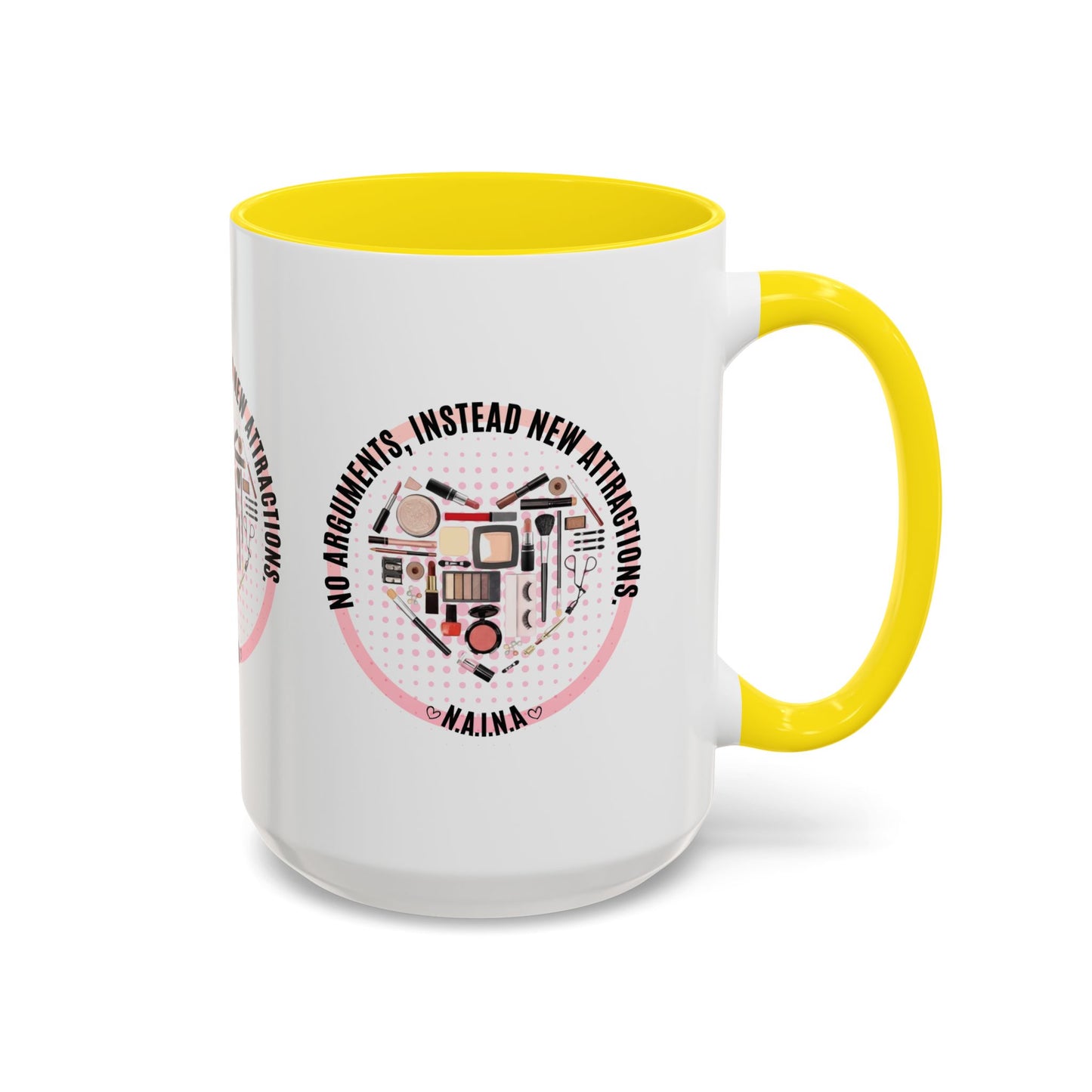 Personalized Cosmetic Heart Accent Coffee Mug