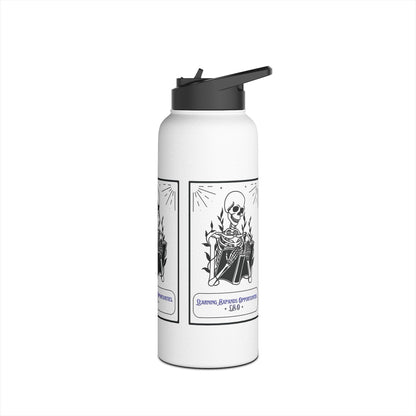 Personalized Initial Quote Skeleton Stainless Steel Water Bottle