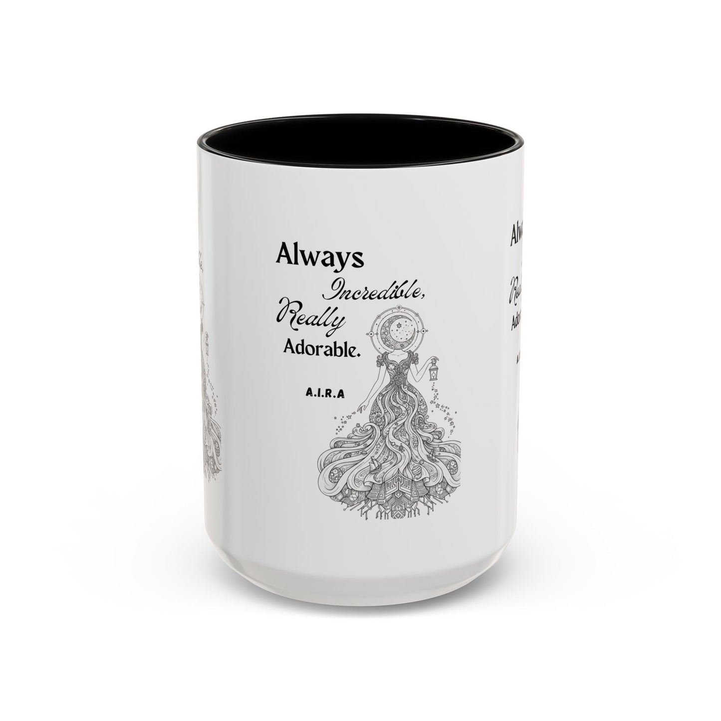 Personalized Girl With Light Accent Coffee Mug