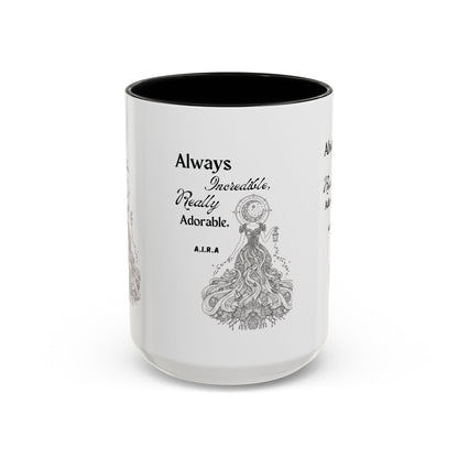 Personalized Girl With Light Accent Coffee Mug